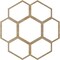 Ekena Millwork Florin Wood Fretwork Pierced Ceiling Medallion, Hickory, 18"OD x 6 3/8"ID x 3/8"T CMWP18X18X0375FOHI - alternate 5